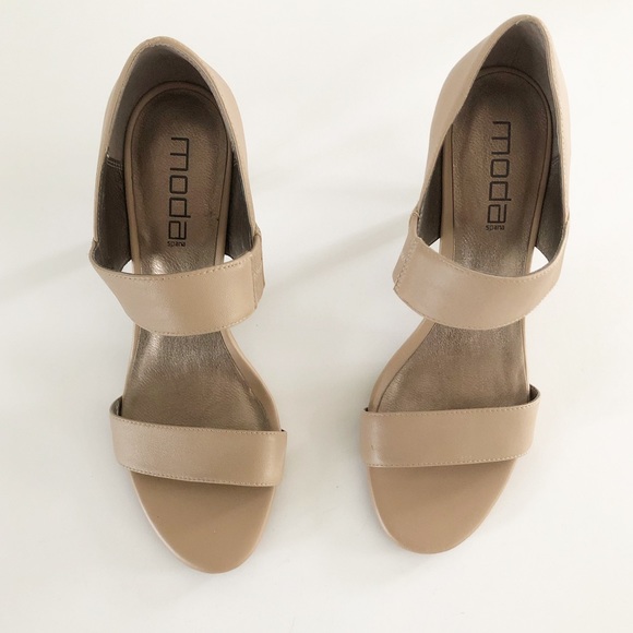 NWOB Moda Spana Nude Heels - Picture 2 of 4